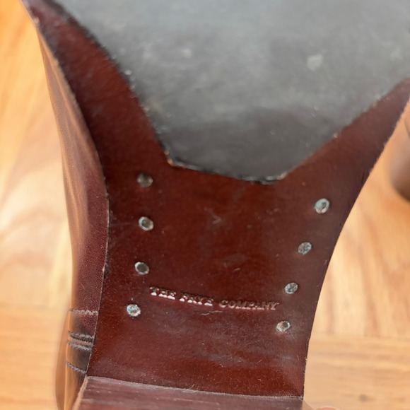 Frye‎ Women's Leather Ankle Boots Booties Block Heel Size 9M Brown - Picture 11 of 12